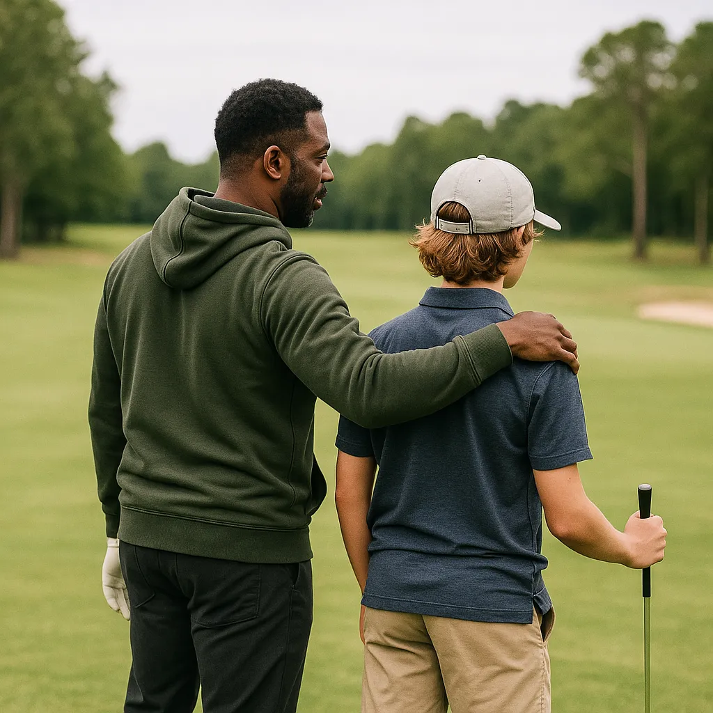 Golf Ball Wisdom mentorship session, highlighting the program's impact on youth.