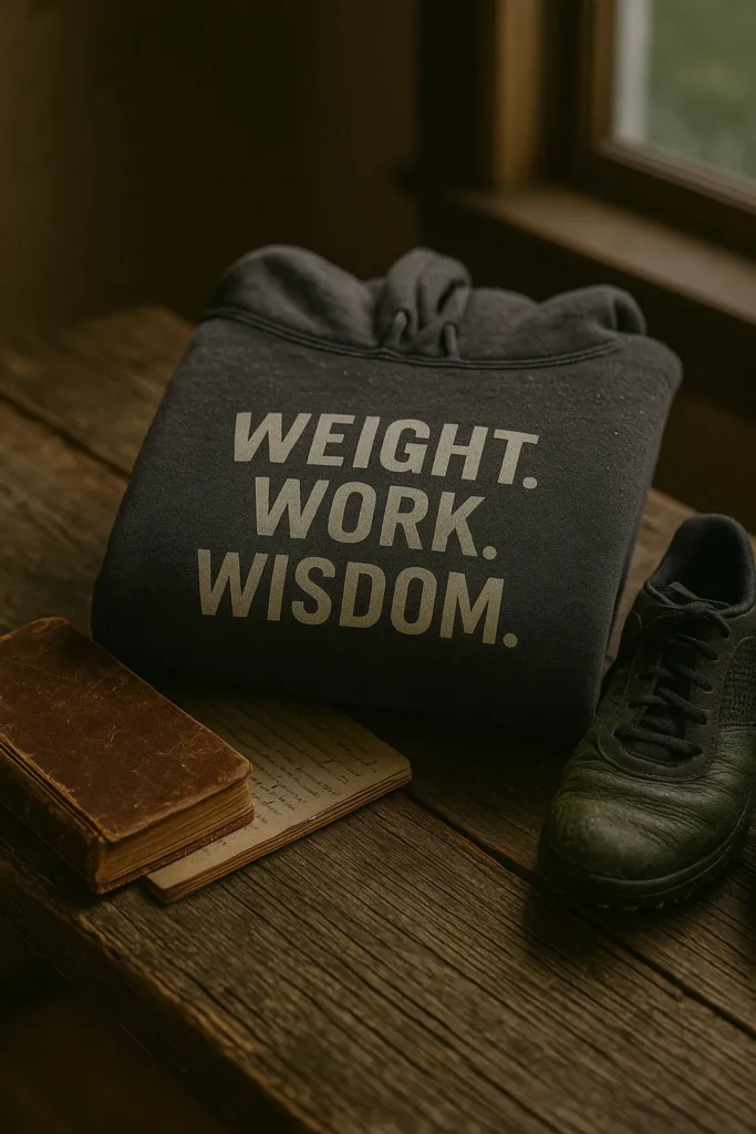 The Ruck Hoodie as a symbol of resilience coaching for men and daily perseverance