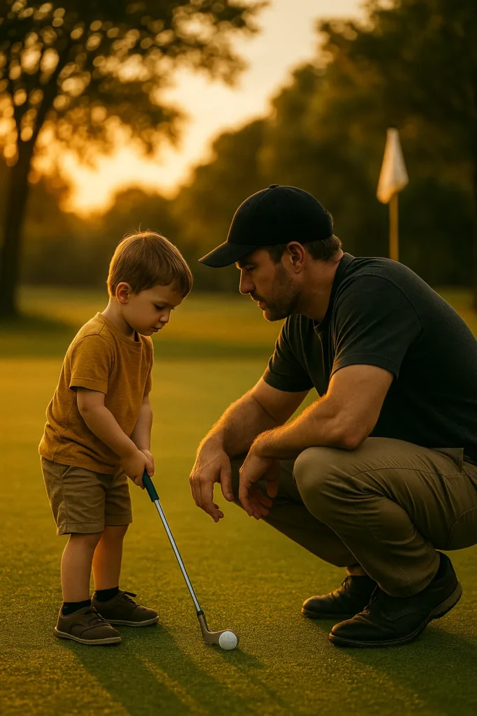 Fatherhood and mentorship through golf metaphors at Golf Ball Wisdom