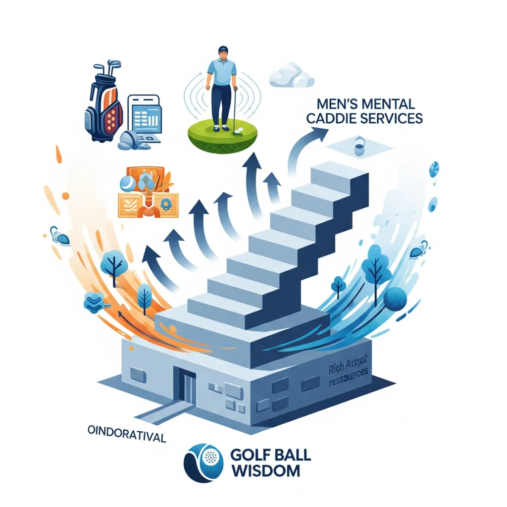 Life transformation collage showing results of mental caddie work for self-discovery and authentic goal achievement