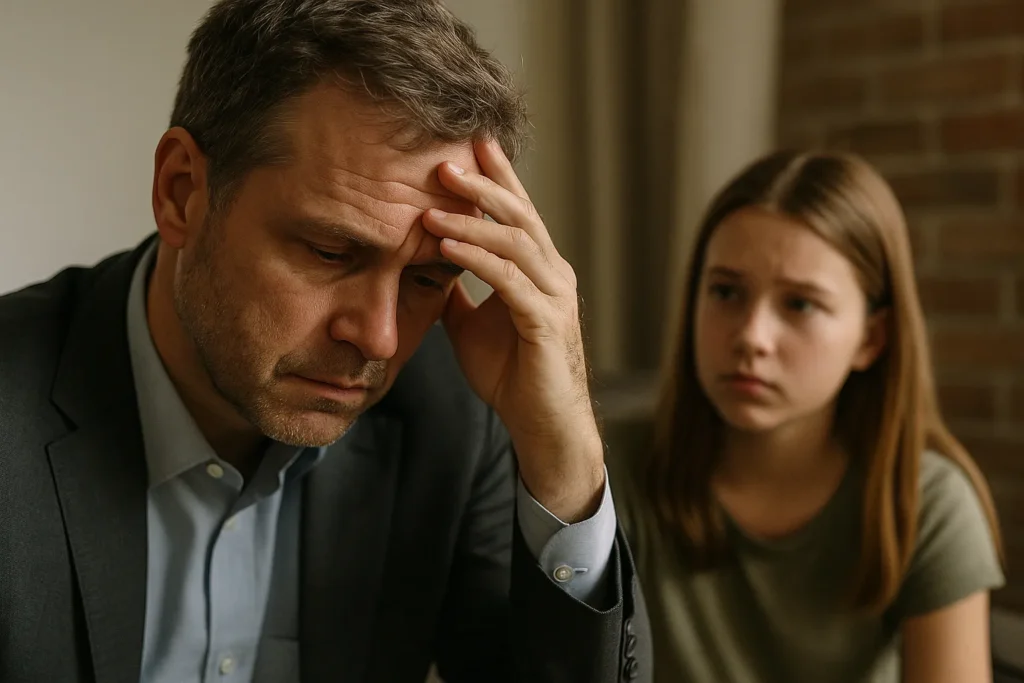 A non Present father struggling to connect