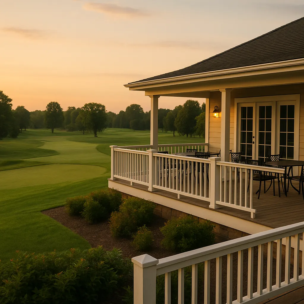stop digging and listen — quiet on the clubhouse patio
