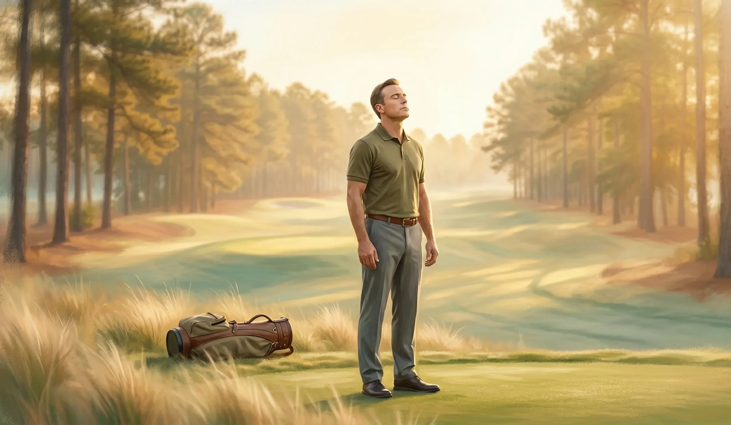 Carry Less. Walk Steady. — Golf Ball Wisdom